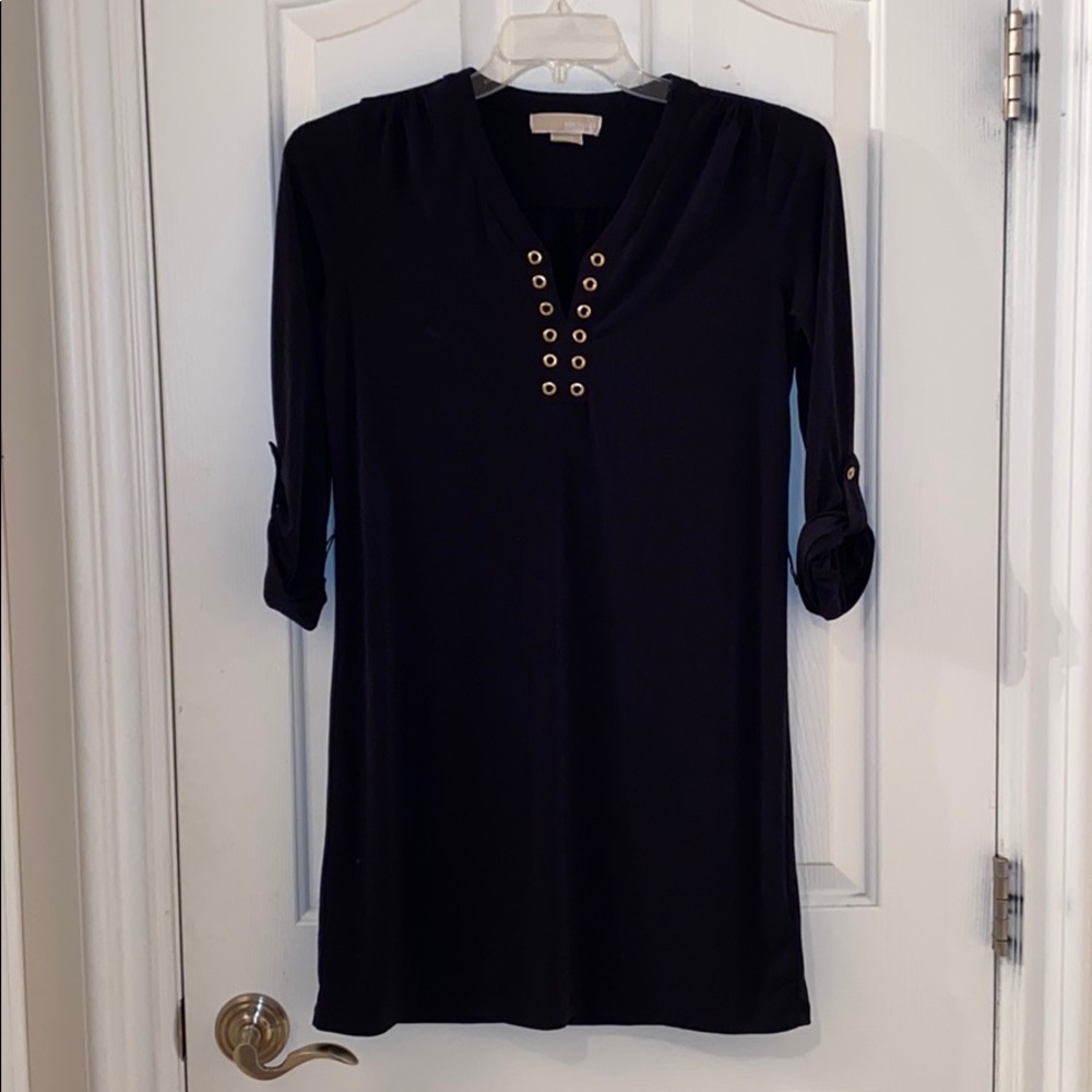 Michael Kors Navy blue/gold dress